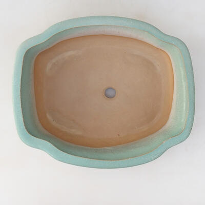 Ceramic bonsai bowl H 55 - 28 x 23 x 10 cm, green - 3