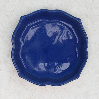 Bonsai bowl + tray H95 - bowl 7 x 7 x 4,5 cm, tray 7 x 7 x 1 cm, blue - bowl 7 x 7 x 4,5 cm, tray 7 x 7 x 1 cm - 3