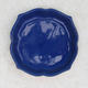 Bonsai bowl + tray H95 - bowl 7 x 7 x 4,5 cm, tray 7 x 7 x 1 cm, blue - bowl 7 x 7 x 4,5 cm, tray 7 x 7 x 1 cm - 3/3
