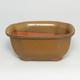 Bonsai bowl tray H32 - bowl 12.5 x 10.5 x 6 cm, tray 12.5 x 10.5 x 1 cm - 3/4