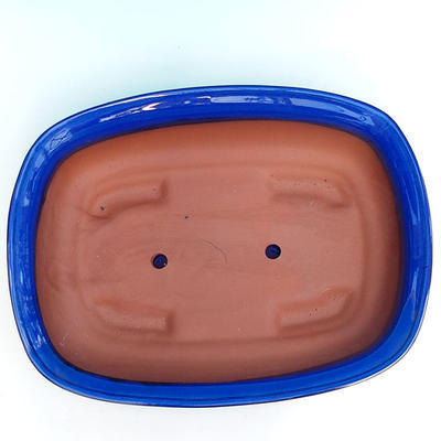 Bonsai bowl tray H10 - bowl 37 x 27 x 10 cm, tray 34 x 23 x 2 cm, blue - bowl 37 x 27 x 10 cm, tray 34 x 23 x 2 cm - 3