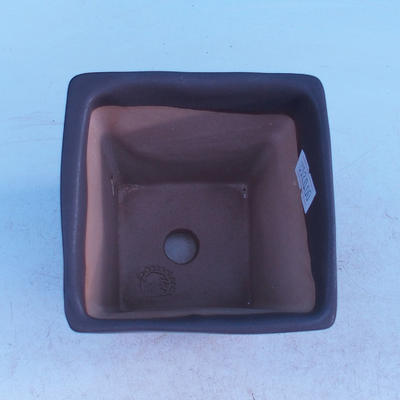 Ceramic bonsai bowl - cascade, black matt - 3