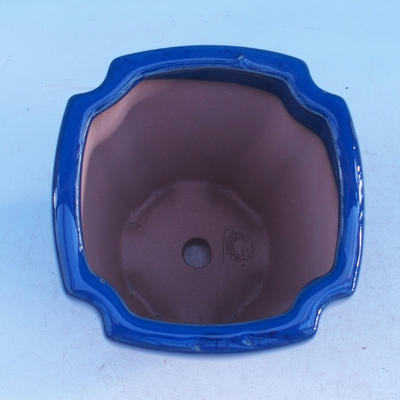 Ceramic bonsai bowl - cascade, blue - 3