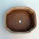 Ceramic bonsai bowl H 31 - 14,5 x 12,5 x 6 cm, beige - 14.5 x 12.5 x 6 cm - 3/3