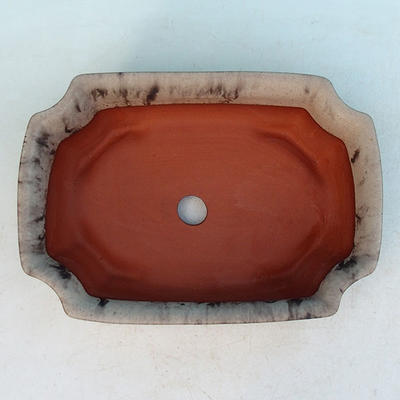 Ceramic bonsai bowl H 03 - 16,5 x 11,5 x 5 cm, beige - 16.5 x 11.5 x 5 cm - 3