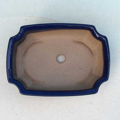 Ceramic bonsai bowl H 03 - 16,5 x 11,5 x 5 cm, blue - 16.5 x 11.5 x 5 cm - 3