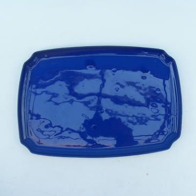Bonsai pot  and tray of water  H07, blue - 3