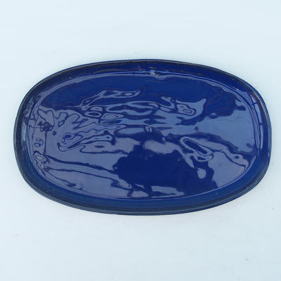 Bonsai bowl tray H15 - bowl 26,5 x 17 x 6 cm, tray 24,5 x 15 x 1,5 cm, blue - 3