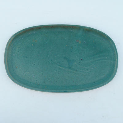 Bonsai bowl tray H15 - bowl 26,5 x 17 x 6 cm, tray 24,5 x 15 x 1,5 cm, green  - 3
