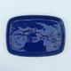 Bonsai bowl, tray H 08 - bowl 24,5 x 18 x 7 cm, tray 23 x 16 x 1,5 cm, blue - bowl 24,5 x 18 x 7 cm, tray 23 x 16 x 1,5 cm - 3/3
