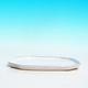 Bonsai water tray H 32 - 12,5 x 10,5 x 1 cm, white - 12.5 x 10.5 x 1 cm - 3/3