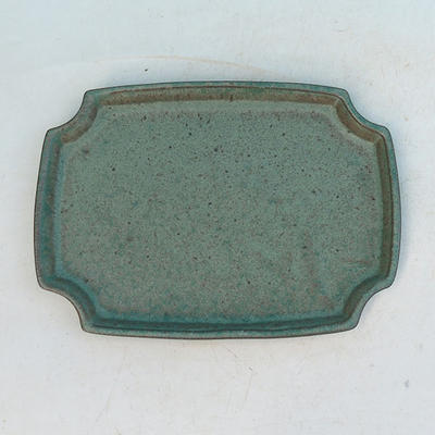 Bonsai bowl tray H03 - 16,5 x 11,5 x 5 cm, tray 16,5 x 11,5 x 1 cm, green - 16.5 x 11.5 x 5 cm, tray 16.5 x 11.5 x 1 cm - 3