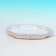 Bonsai water tray H 06 - 13,5 x 13,5 x 1,5 cm, white - 13.5 x 13.5 x 1.5 cm - 3/3