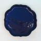 Bonsai bowl tray H06 - bowl 14,5 x 14,5 x 4,5, tray 13,5 x 13,5 x 1,5 cm, white - bowl 14,5 x 14,5 x 4,5, tray 13,5 x 13,5 x 1,5 cm - 3/4
