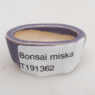 Mini bonsai bowl 4 x 2,5 x 2 cm, color violet - 4