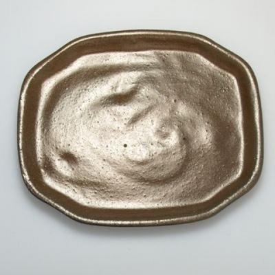 Bonsai bowl tray H32 - bowl 12.5 x 10.5 x 6 cm, tray 12.5 x 10.5 x 1 cm - 4