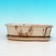 Bonsai bowl + tray H02 - tray 19 x 13,5 x 5 cm, tray 17 x 12 x 1 cm, beige - bowl 19 x 13,5 x 5 cm, tray 17 x 12 x 1 cm - 4/4