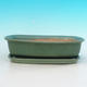 Bonsai bowl tray H10 - bowl 37 x 27 x 10 cm, tray 34 x 23 x 2 cm, green- bowl 37 x 27 x 10 cm, tray 34 x 23 x 2 cm - 4/4