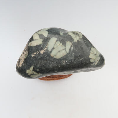 Suiseki - Stone with DAI (wooden pad) - 5