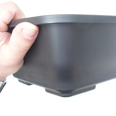 Bonsai bowl plastic MP-9 black - 23 x 19 x 9 cm - 6